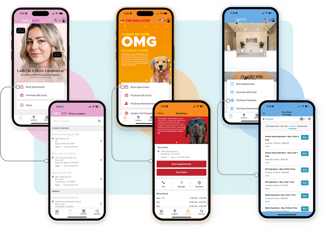 MyTime's branded guest app
