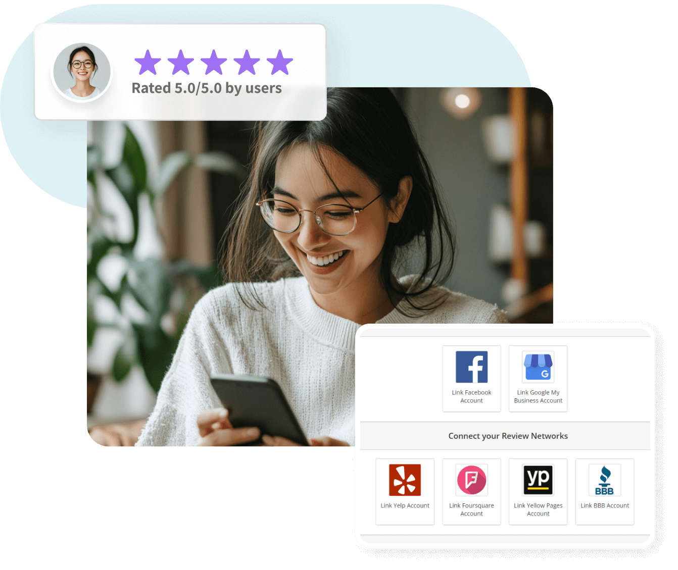 monitor and respond to reviews directly from myTime platform